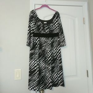 Black and White Polka Dot Dress